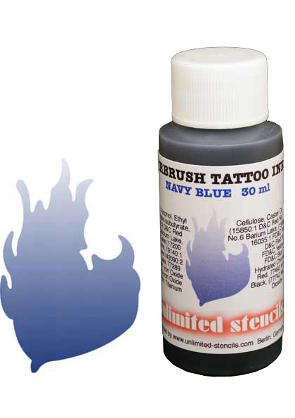 Airbrush Tattoo Ink blue 30ml