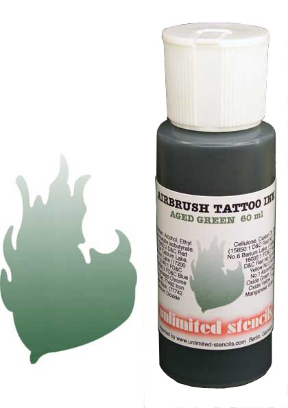 Airbrush Tattoo Ink grünn 30ml