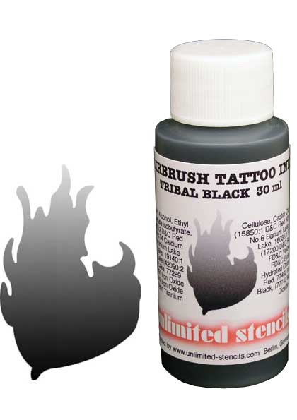 Airbrush Tattoo Ink black 30ml