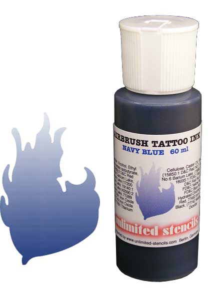 Airbrush Tattoo Ink blue 50ml
