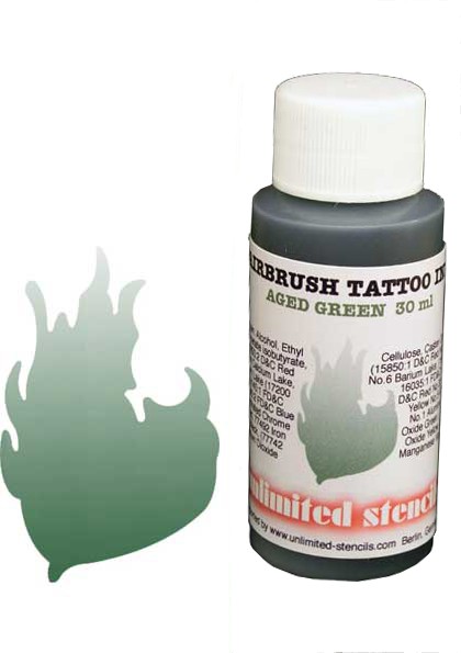 Airbrush Tattoo Ink green 30ml
