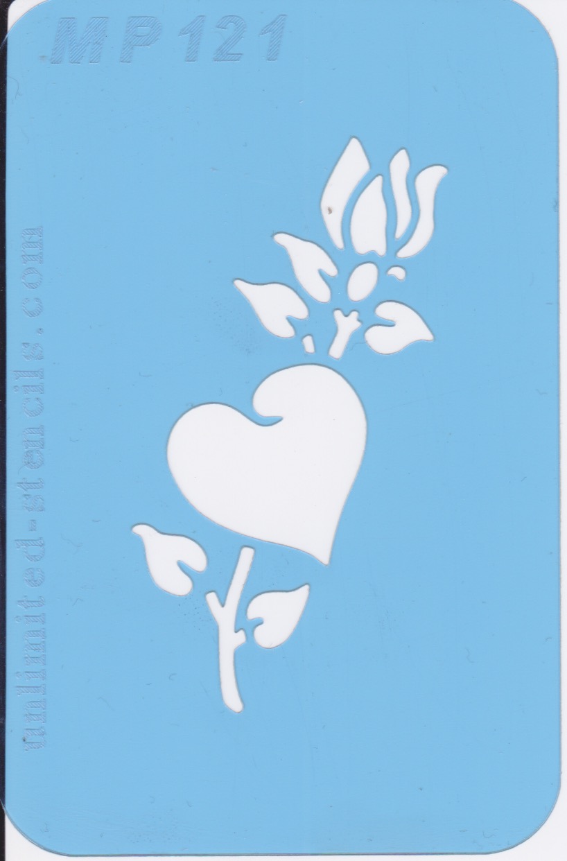 Mylar Airbrush Tattoo / Bodypainting Schablone MP121