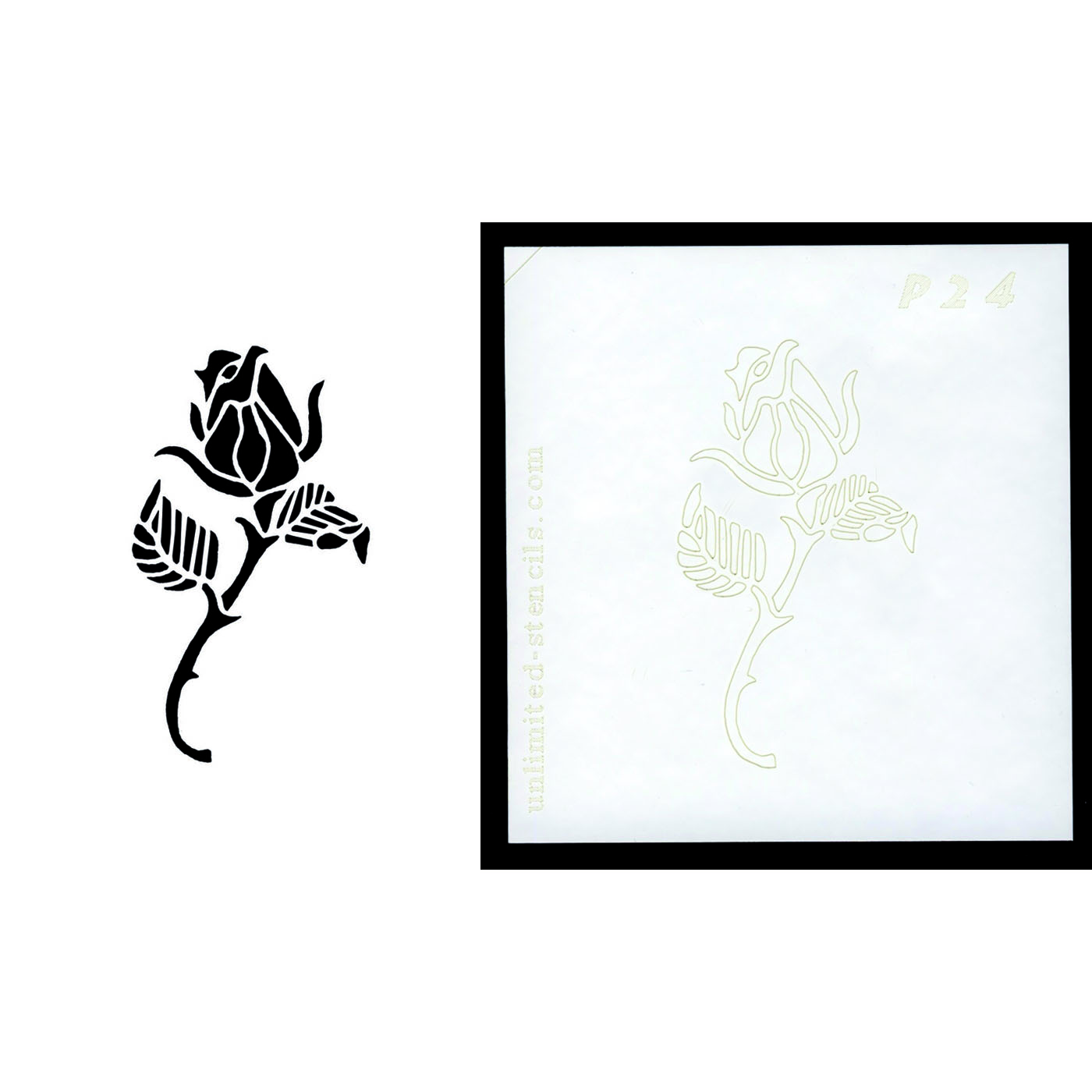 Selbstklebende Schablone für Glitzer-Tattoos oder für Airbrush-Tattoo