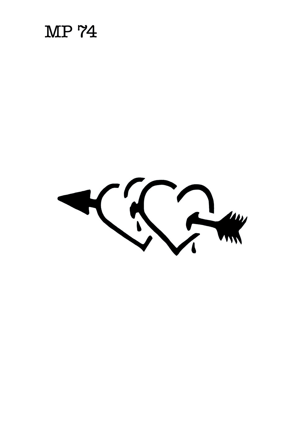 Selbstklebende Schablone für Glitzer-Tattoos oder für Airbrush-Tattoo