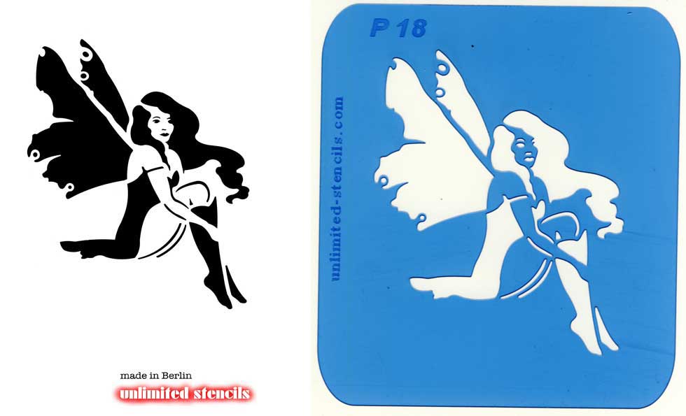 Mylar Airbrush Tattoo / Bodypainting Schablone XL FEE  MP18