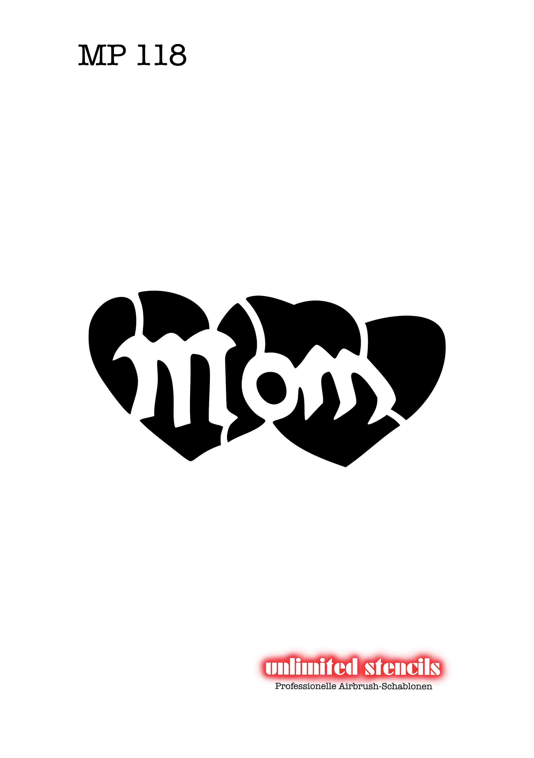 Mylar Airbrush Tattoo / Bodypainting Schablone MP118