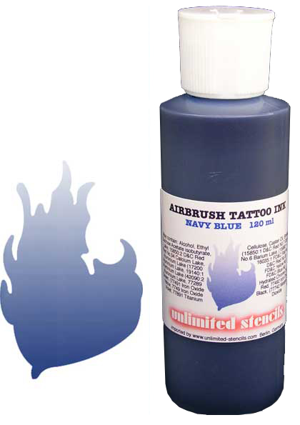 Airbrush Tattoo Ink blue1200ml