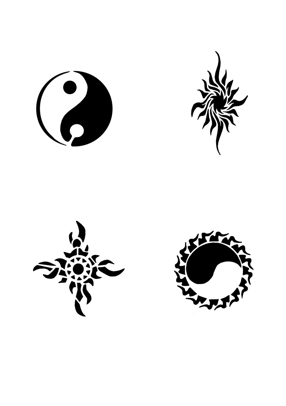 Glitzer Tattoo Schablonen Set für Kinder K28G