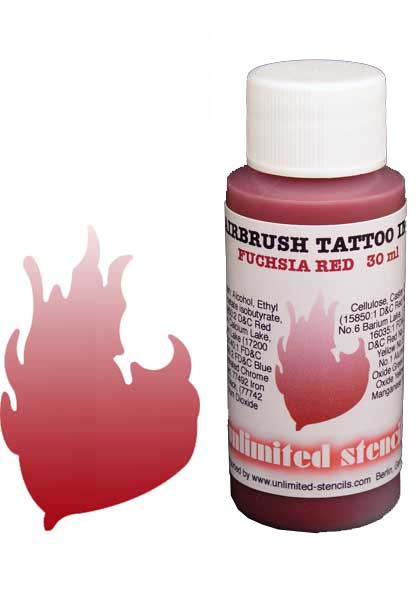 Airbrush Tattoo Ink red 30ml