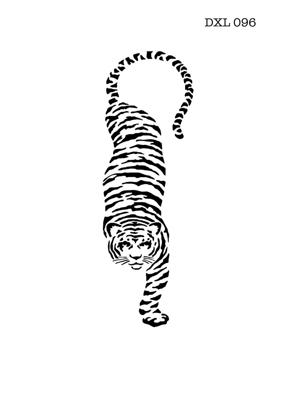 UNLIMITED STENCILS 1 XL DURA-LAR Airbrush Bodypainting Schablone DXL096