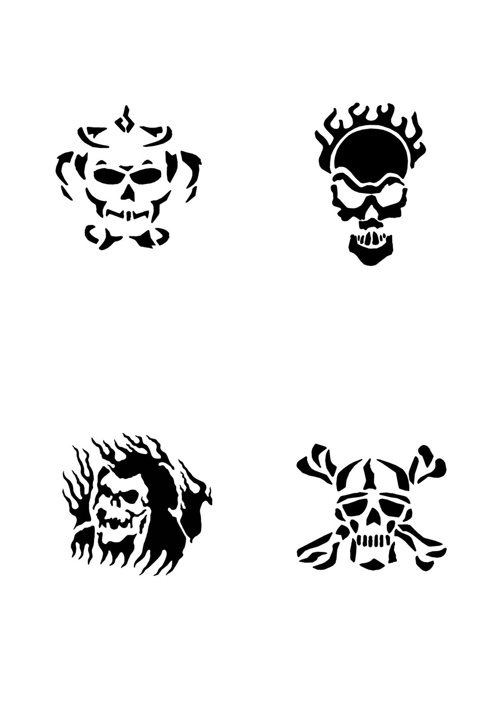 Glitzer Tattoo Schablonen Set für Kinder K03G