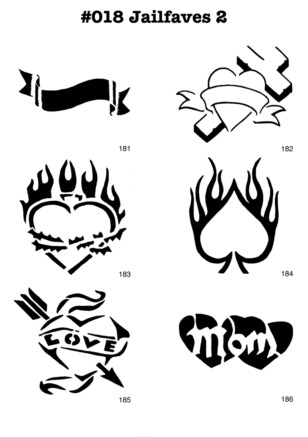 HERZ MIT PFEIL, GEFÄNGNIS-TATTOOS