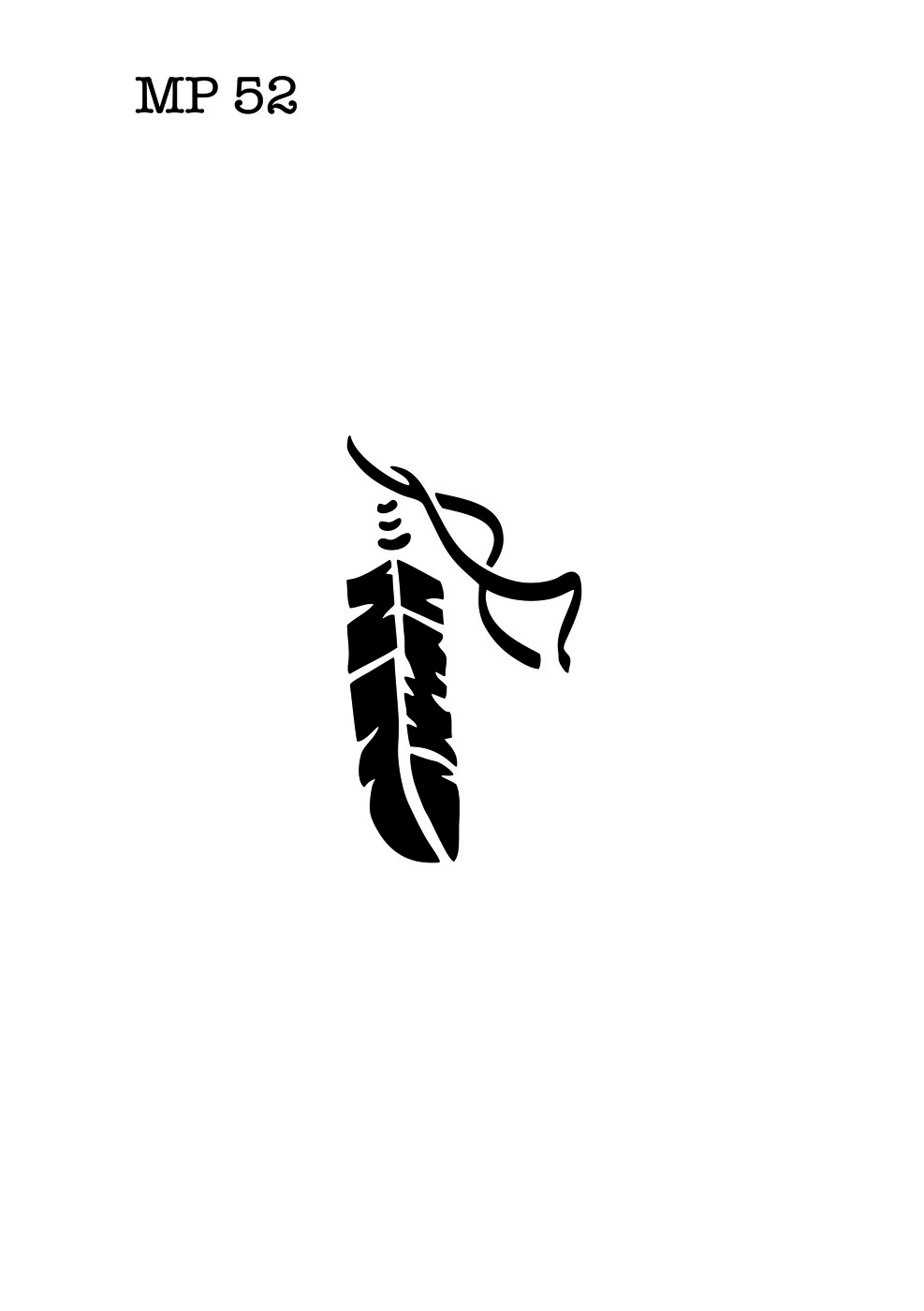 Selbstklebende Schablone für Glitzer-Tattoos oder für Airbrush-Tattoo