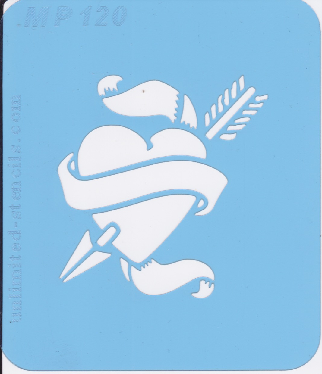 Mylar Airbrush Tattoo / Bodypainting Schablone MP120