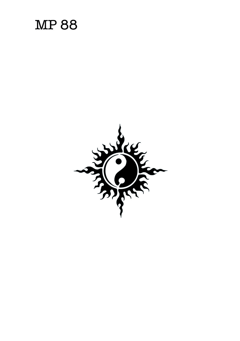 Selbstklebende Schablone für Glitzer-Tattoos oder für Airbrush-Tattoo