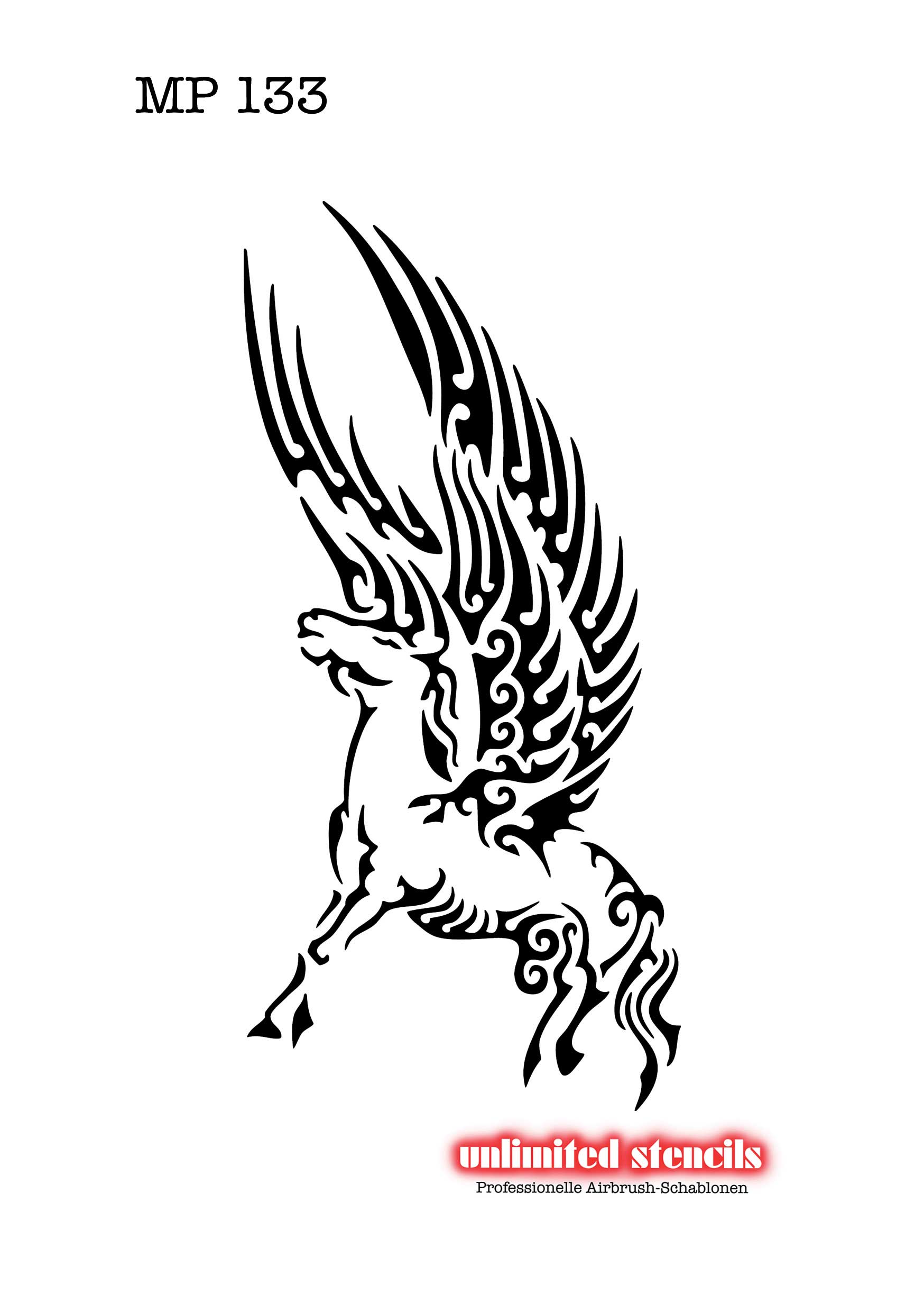 Mylar Airbrush Tattoo / Bodypainting Schablone MP133