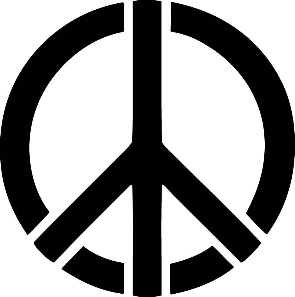 Selbstklebende Schablone für Glitzer-Tattoos oder für Airbrush-Tattoo PEACE SP106