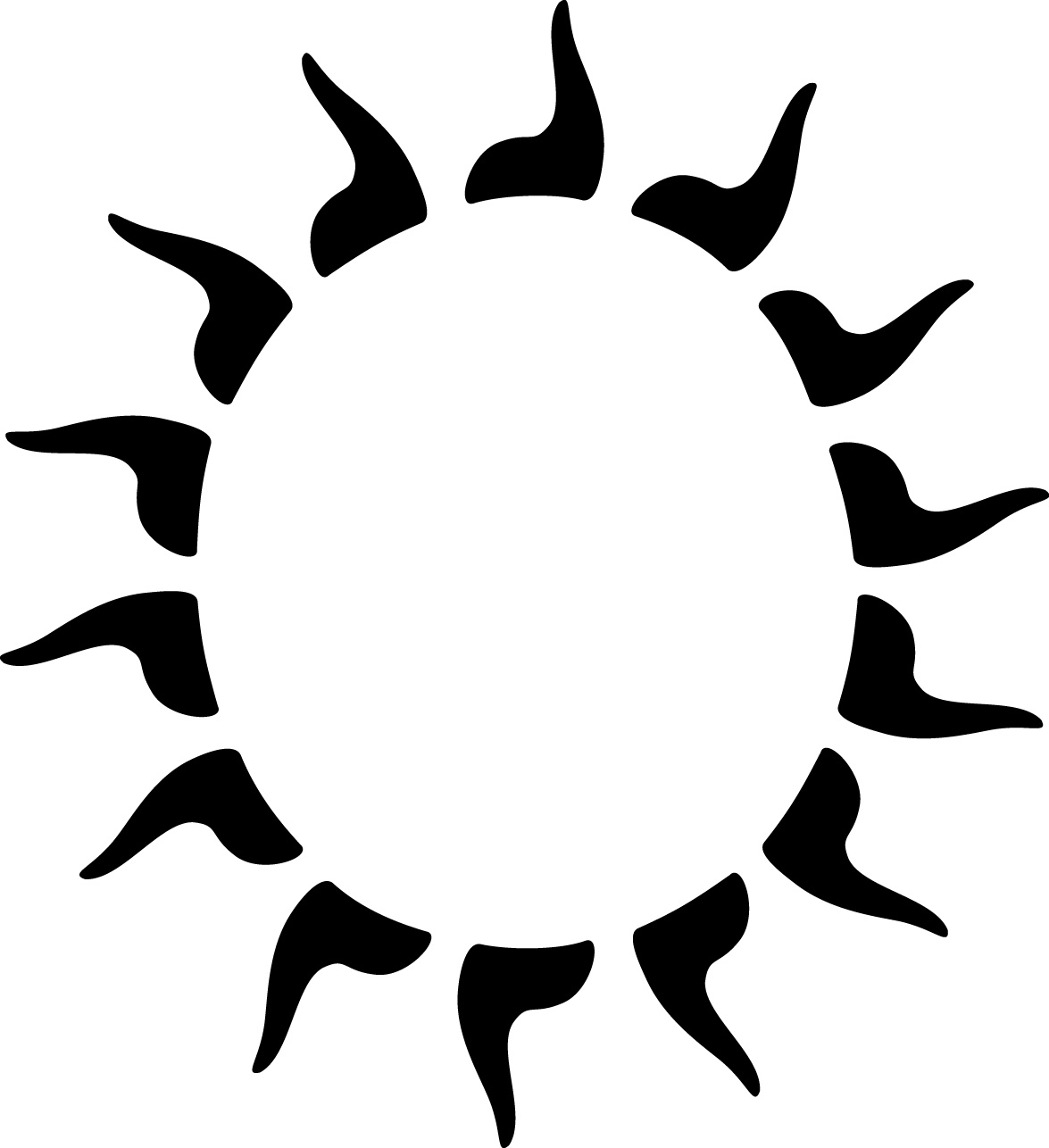 Selbstklebende Schablone für Glitzer-Tattoos oder für Airbrush-Tattoo TRIBAL SUN SP146