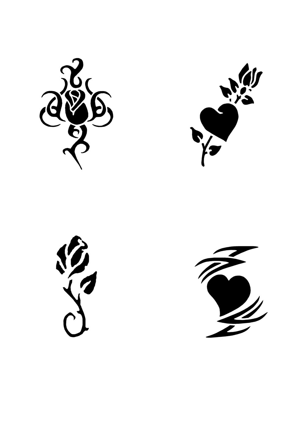 Glitzer Tattoo Schablonen Set für Kinder K12G