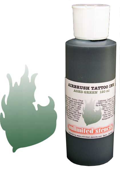 Airbrush Tattoo Ink green 120ml