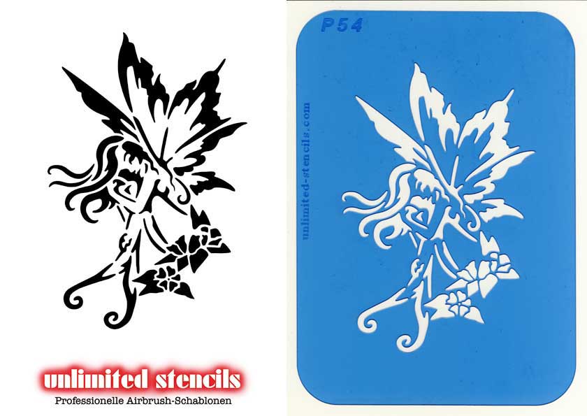 Mylar Airbrush Tattoo / Bodypainting Schablone XL FEE  MP54