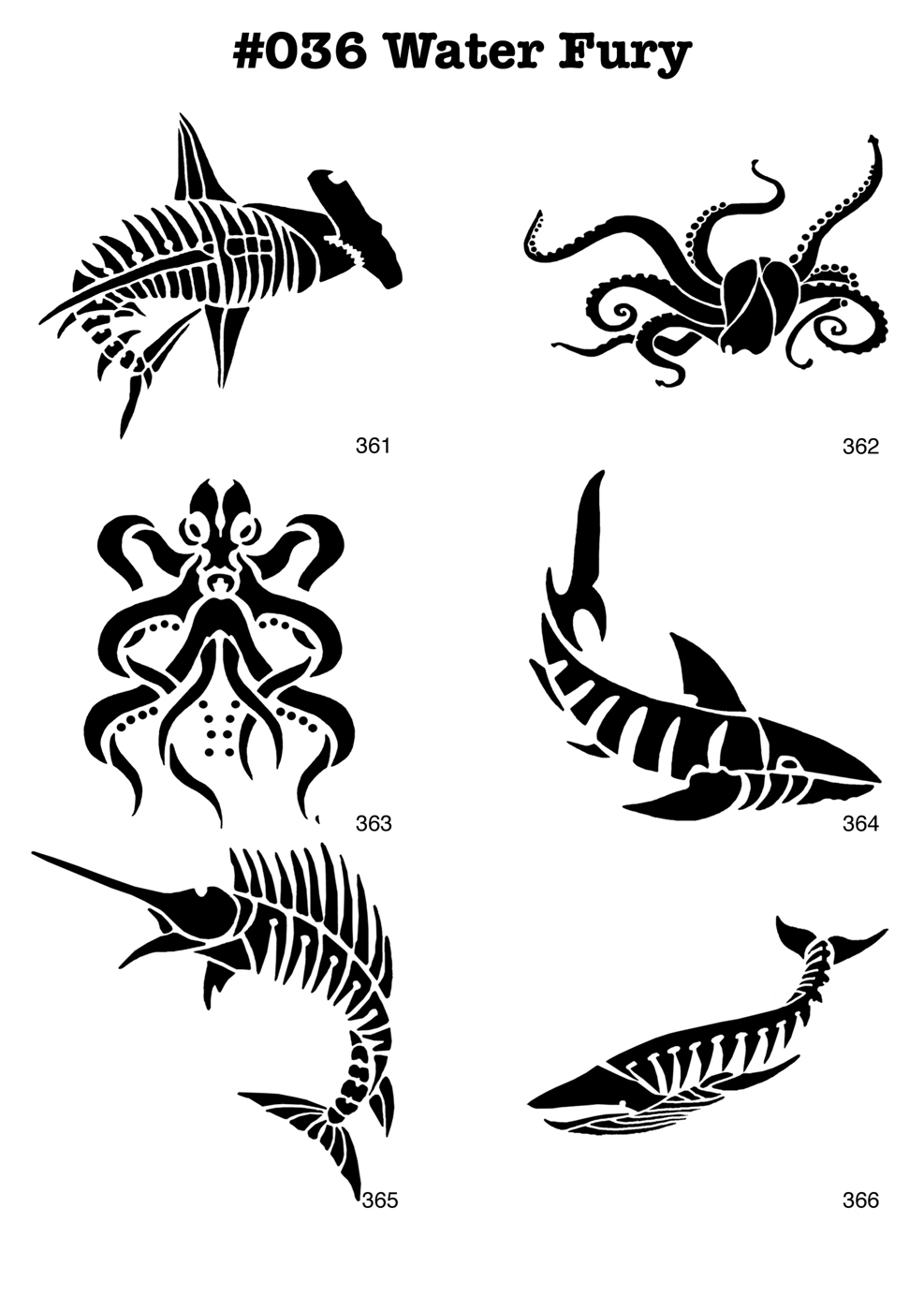 HAI, SCHWERTFISCH, TINTENFISCH, PULPO