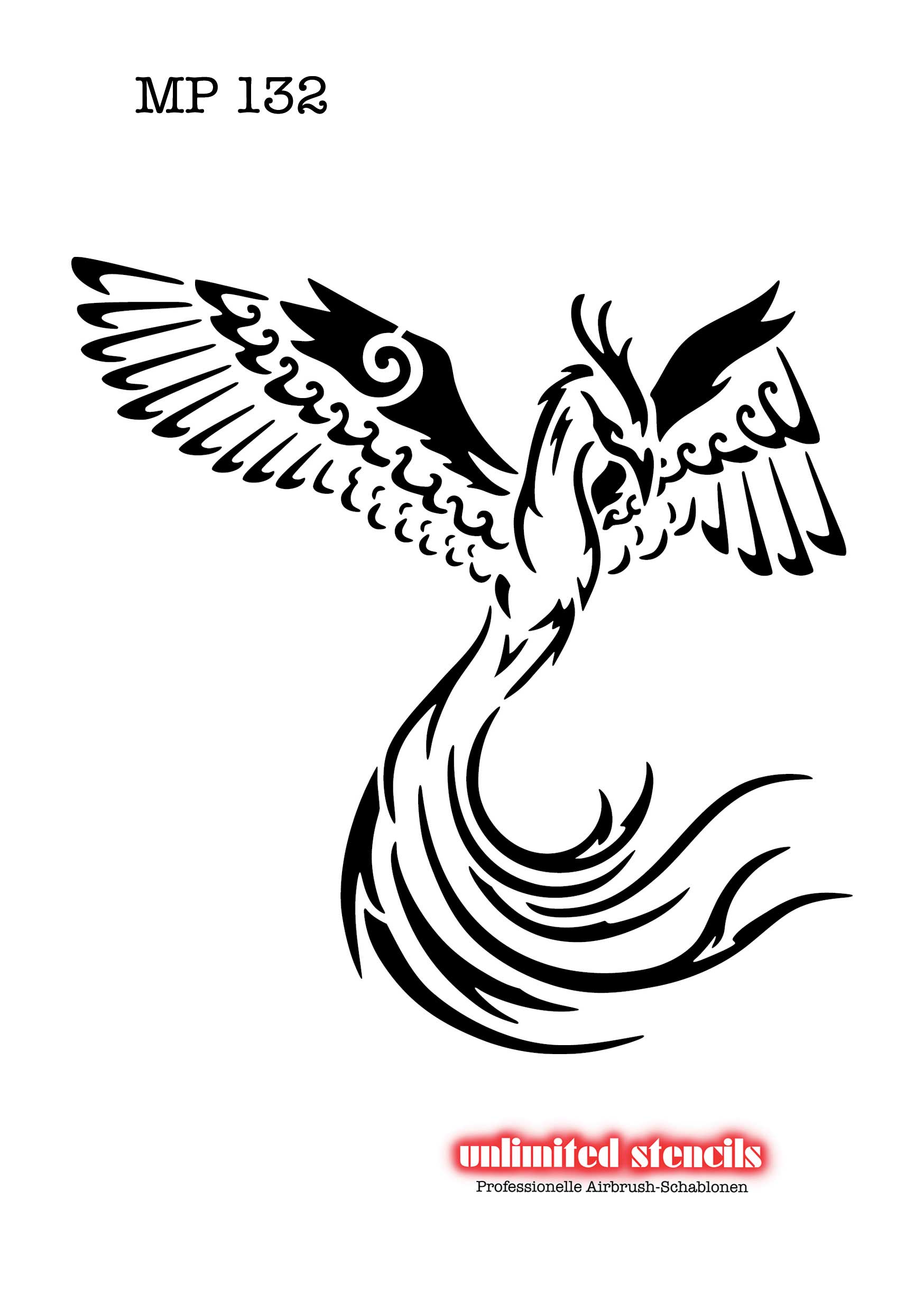 Mylar Airbrush Tattoo / Bodypainting Schablone MP132